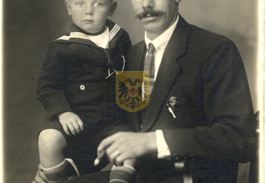 HAASSTAD 048 portret Johannes Bischops met zoon Piet