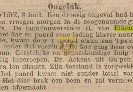 ELKENRADE ALGEMEEN 021 - kranteartikel 1906