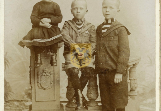 KASTEEL 026  broertjes van der Maesen de Sombreff 31-03-1894. George. Henri. Paul Ernst