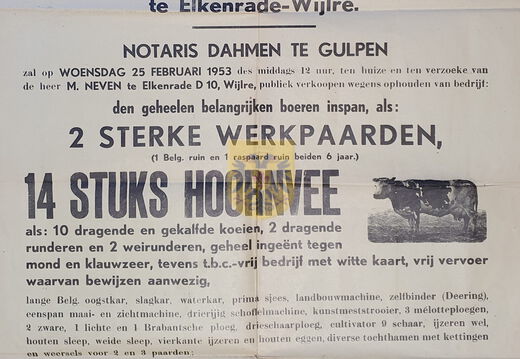 Huisnr 11 Elkenrade 036 - inboedelverkoop 1953 Neven