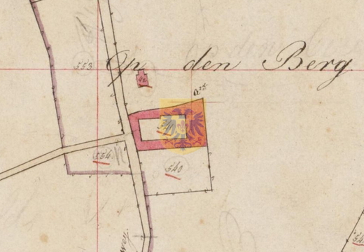 023 Jeukenhof op minuutkaart 1831