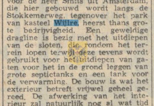 BEERTSENHOVEN 094 Huize Vlierbeek  1955