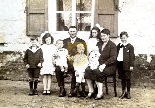 004 Blankenberg-Berghof gezin Rutten-Willems in 1931 pachters 1926-1932