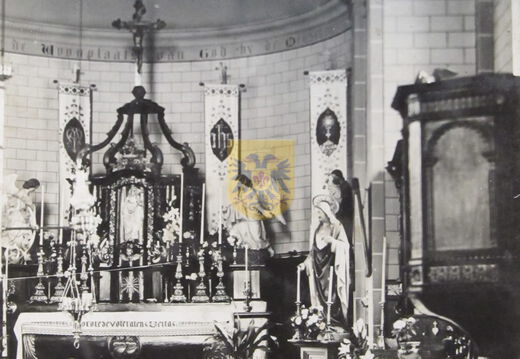 012 SCHEULDER kerk interieur ca 1935
