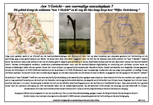 HKVW0000075 Infobord van Aen t Gericht - een voormalige executieplaats